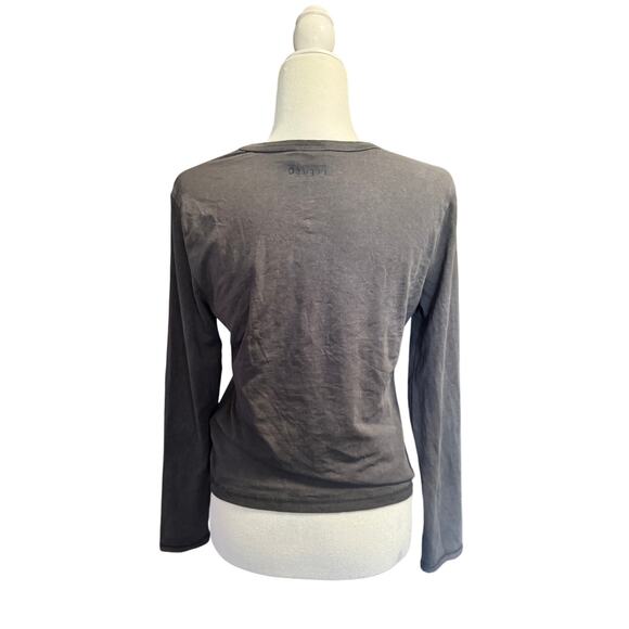 DESIGUAL Carla Love Lettering Long Sleeve Tee in Sz Large - Picture 3 of 10